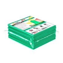 Мешки для мусора 160 л, зеленые, в пачке 10 шт., ПВД, 40 мкм, 900х1100 мм, i-Bag в Тюмени