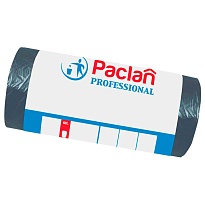 Мешки для мусора 60 л, черные, в рулоне 50 шт., ПНД, 6,2 мкм, 800х600 мм, PACLAN Professional, 604078 в Тюмени