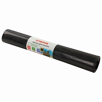 Мешки для мусора 240 л, черные, в рулоне 10 шт., ПВД 50 мкм, 1400х900 мм, LAIMA, 605337 в Тюмени