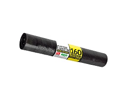 Мешки для мусора 160 л, черные, в рулоне 25 шт., ПВД, 40 мкм, 1100х800 мм, GRIFON, 101-030 в Тюмени