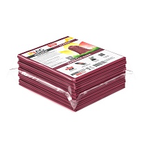 Мешки для мусора 160 л, бордовые, в пачке 10 шт., ПВД, 40 мкм, 900х1100 мм, i-Bag в Тюмени