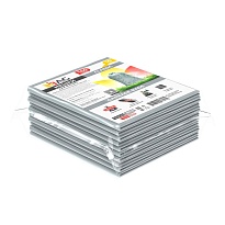Мешки для мусора 160 л, светло-серые, в пачке 10 шт., ПВД, 40 мкм, 900х1100 мм, i-Bag в Тюмени